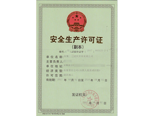 安全许可证